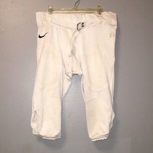 White NIKE baseball sliding pants